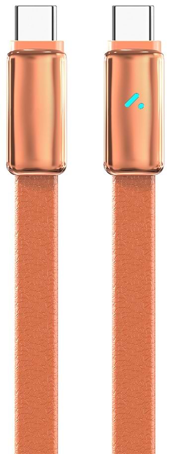 Кабель Colorway Type-C - Type-C (ultra-thin) (PD Fast Charging 100W) 5А 1м Orange (CW-CBPDCC100-OR)